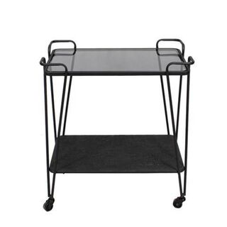 Metal And Glass Serving Trolley