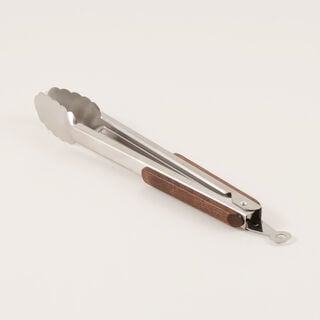 Alberto Steel Food Tong With Wooden Handle 