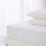 Boutique Blanche Fitted Sheet 100% Tencel 300Tc Queen, White 160*200 Cm image number 2