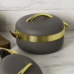 بنتولا طقم سخان طعام ستانلس ستيل 3 قطع، رمادي image number 4