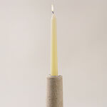 Homez ceramic candlestick travertine collection 5.3*5.3*27.3cm image number 2