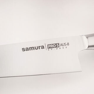 Samura pros set 3pcs stainless steel kitchen knives in black 7.9", 5"