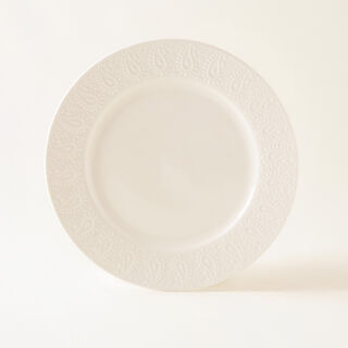 لا ميسا طقم سفرة 16 قطعة أبيض بنقشة زهرية