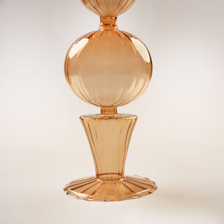 Homez glass Ramadan decorative piece, brown 10.5*10.5*60.5cm