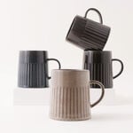 Dallaty Round Ceramic Mug, Grey image number 4