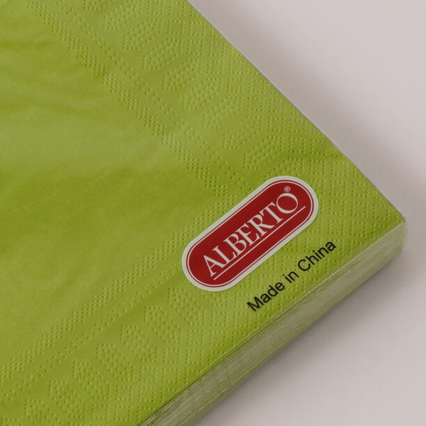 البرتو مناديل ورقية عبوة 30 قطعة، أخضر 33*33سم image number 1