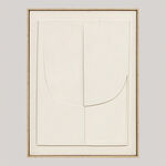 Homez wall art framed canvas wood 60*80cm image number 0