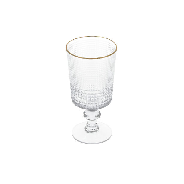4 Pcs Juice Glass Set With Gold Rim image number 3