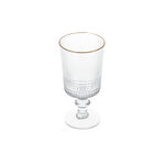 4 Pcs Juice Glass Set With Gold Rim image number 3
