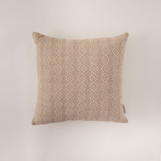 Cottage jacquard cotton cushion 45*45cm in beige