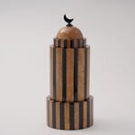 Homez Samrah Collection Decoration Item, Black & Brown, 17.5*40 Cm image number 0