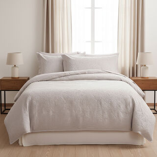 Cottage 4pcs decorated comforter set twin 160*220cm, beige