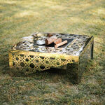 Stainless steel moroccan fire pit 124*124*63cm image number 0