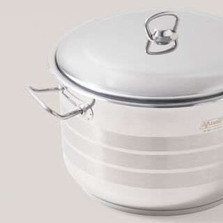 Mister Cook Single Stainless Steel Pot 26Cm, 8.5L