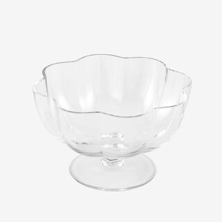 لا ميسا وعاء فواكه زجاج، صغير 10.5*16*8.8سم