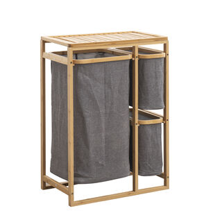 Bamboo Storage Laundry Organizer 49.5*30*70cm