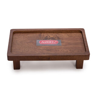 Acacia Wood Sushi Tray With Base L:25xW:15CM