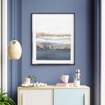 Homez abstract art painting in a glass frame 50*60cm image number 0