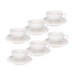 English Coffee Cups Set White 100 Ml image number 0