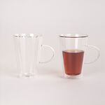 Mug Set 2 Pieces Double Wall Plain 200Ml Veer image number 0