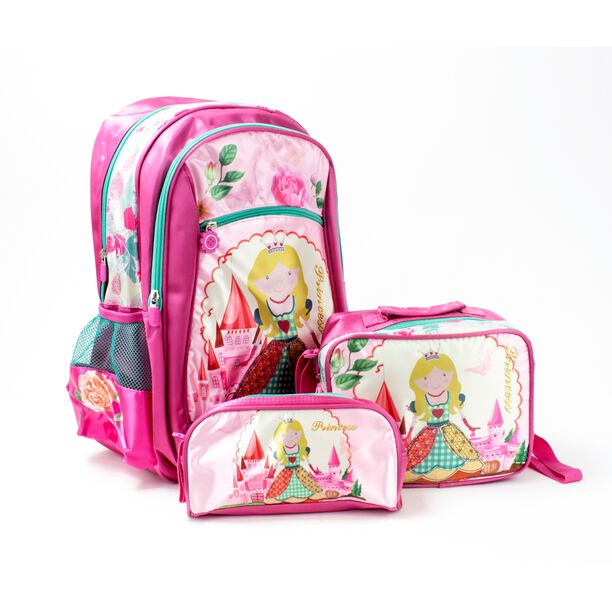  Backpack + Lunch Bag + Pencil Bag Set 18" image number 0