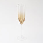 La Mesa 4Pcs Hand Made Glass Tall Juice Glass, Honey 220Ml image number 1