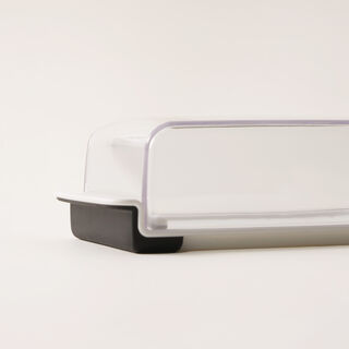 OXO plastic wide butter dish server, 226g, 7.9"* 3.7"* 2.4"