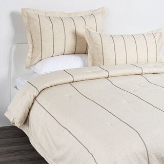 2 Piece Lace Fabric Twin Size Comforter Set