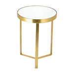Side Table Round Metal Gold image number 2