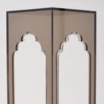 Qurtuba Gateway Acrylic Side Table, Smoked Grey, 22.8*22.8*51 cm image number 3