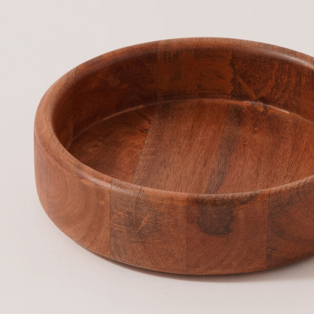 La Mesa wooden serving bowl medium 15*15*4 cm image number 2