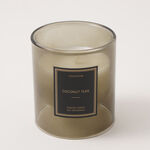 Coconut Teak Scented Glass Candle image number 1