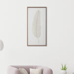 هومز لوحة فنية من الكتان في برواز زجاجي 40*80*3.8 سم image number 1