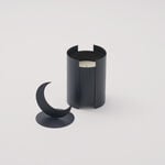 هومز مجموعة قمر حامل شموع، أسود، 8*8*17 سم image number 1