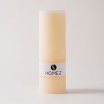 Pillar Candle Sense Rustic Ivory  image number 2