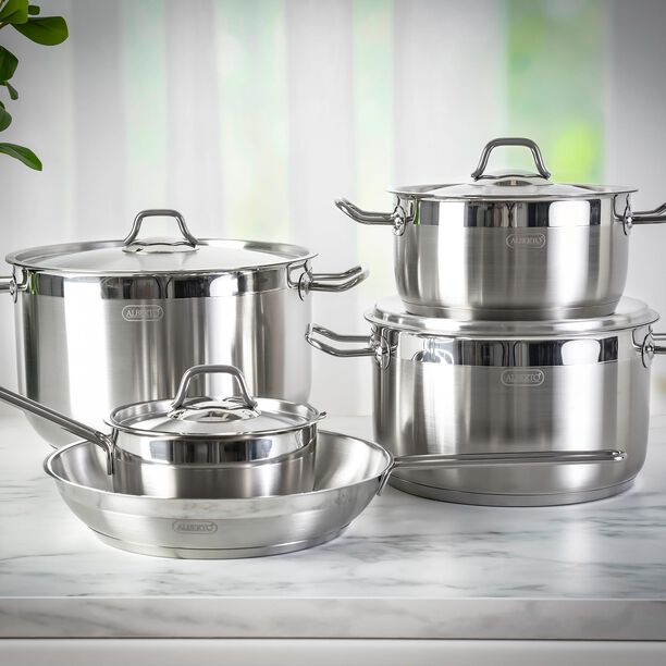 Alberto Stainless Steel Cookware Set 9 Pieces image number 9