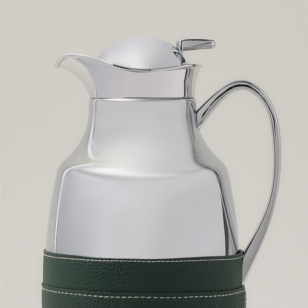 Dallaty steel vacuum flask blue chrome 1L image number 1