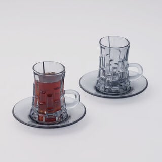 دلتي كاسات شاي 12 قطعة