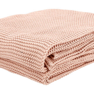 100% Cotton Knitted Throw