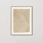 Homez square design canvas wall art in a wooden frame 60* 80*3.2cm image number 1