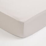 Boutique Blanche Fitted Sheet 100% Cotton Super King 200TC Percale Grey 200*200Cm image number 0