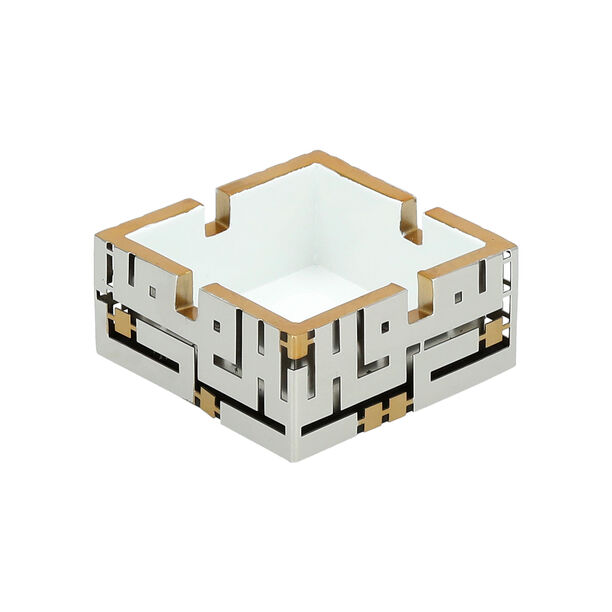 Kov Metal Ashtray 14*14*6 Cm image number 1
