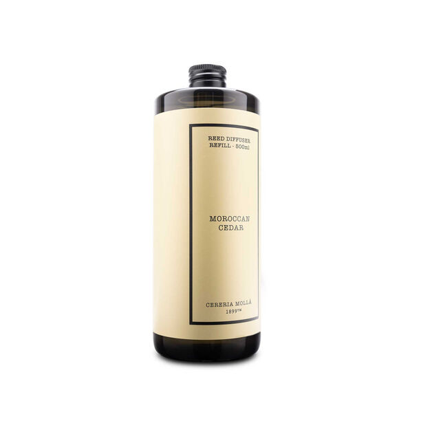 Moroccan cedar reed diffuser refill oil 500 mL image number 1