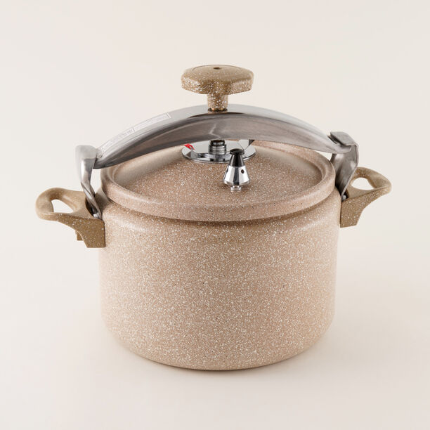 Alberto Granite Pressure Cooker Beige, 9L image number 0