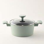 Alberto green granite cookware set, 7 pieces image number 2