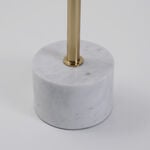 Homez White Marble Side Table 40*40*45 Cm image number 3