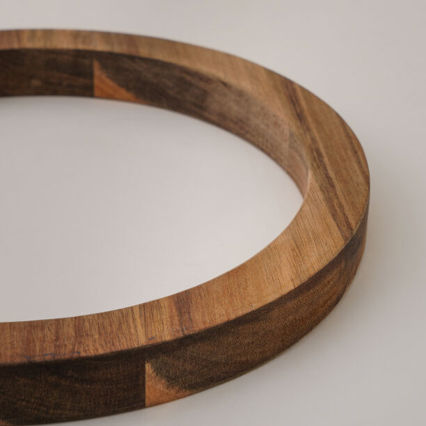 La Mesa glass bowl with wood base 27.8*10.5cm image number 4