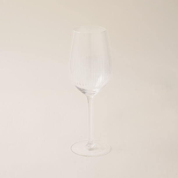 La Mesa 6 pcs stem glass striped 8.5*8.5*25.5 cm image number 1