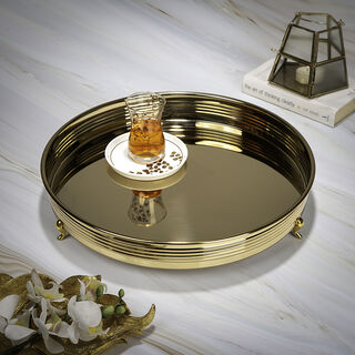 Steel Tray Round Ribbed