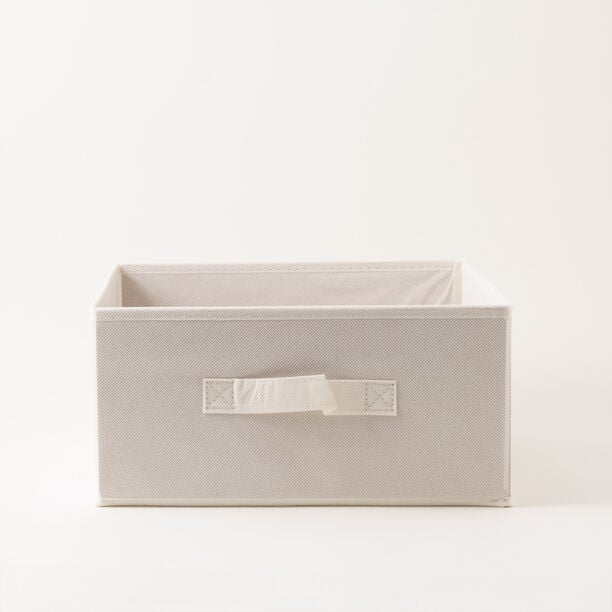 Homez Polyester Clothes Organizer Box, Beige 33*26*33Cm image number 1